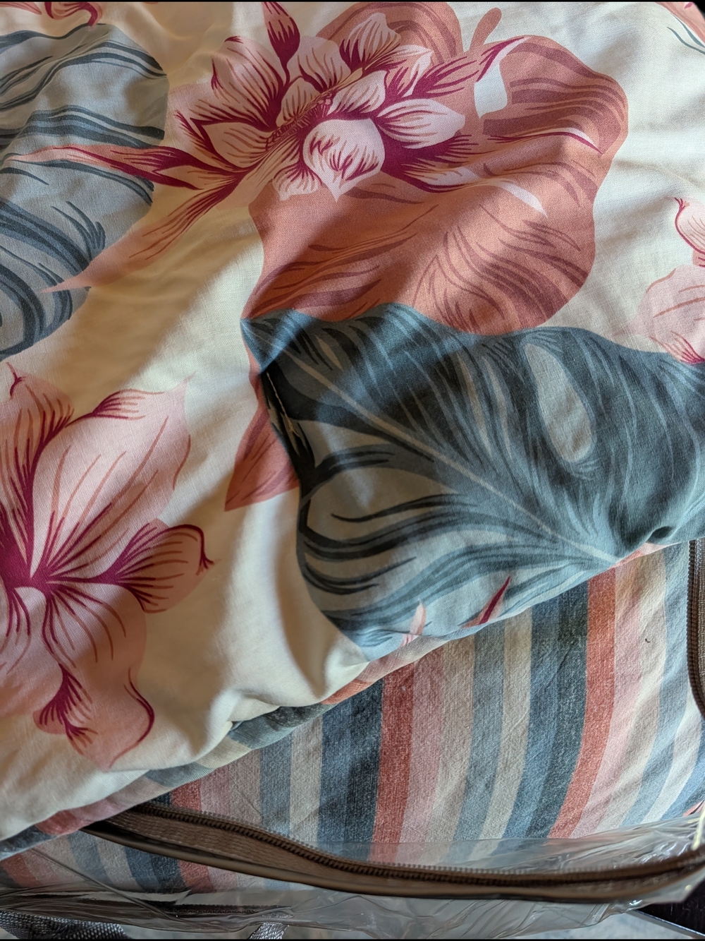 Pottery Barn Teen Tropical Floral Cotton Comforter Set Twin/Twin XL - Picture 6 of 6